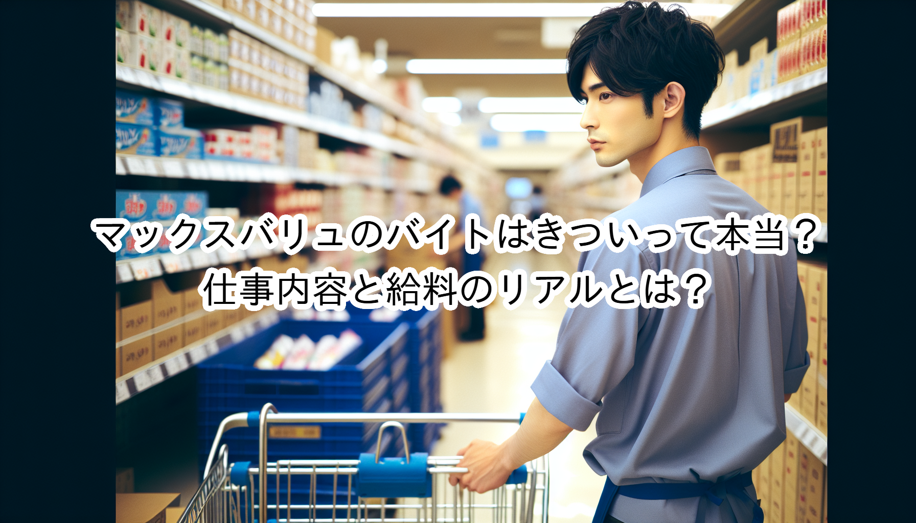 マックスバリュのバイトはきついって本当？仕事内容と給料のリアルとは？